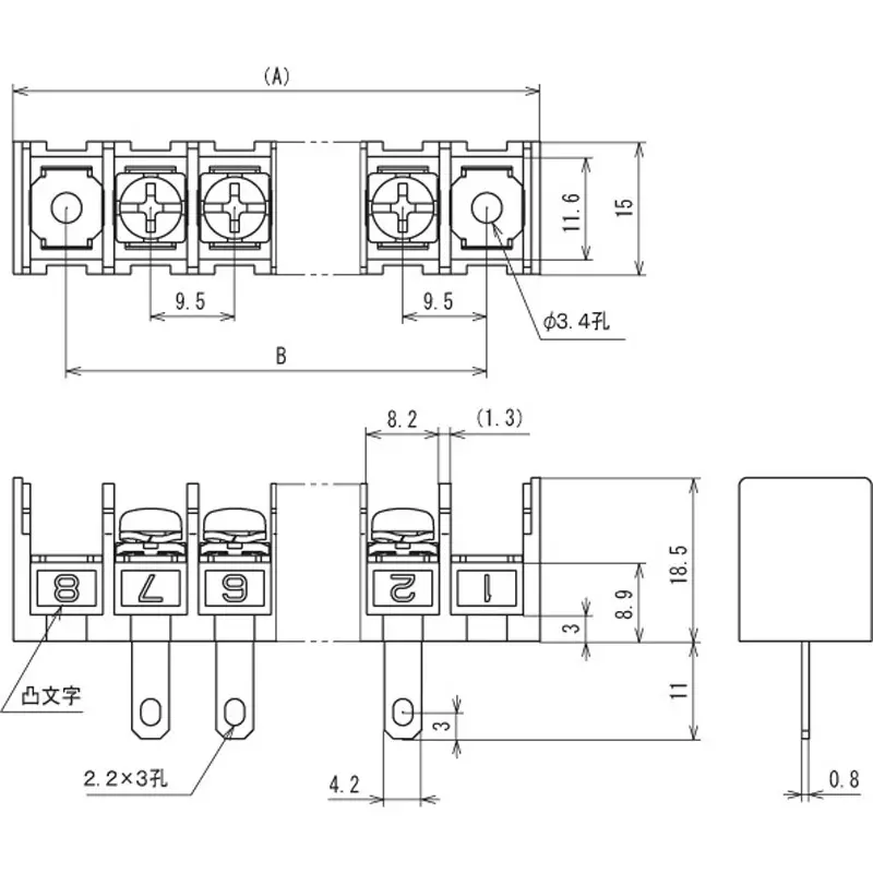sato-parts-screw-type-terminal-block-terminal-pitch-95-mm-ml-260-s1a3xf-5p