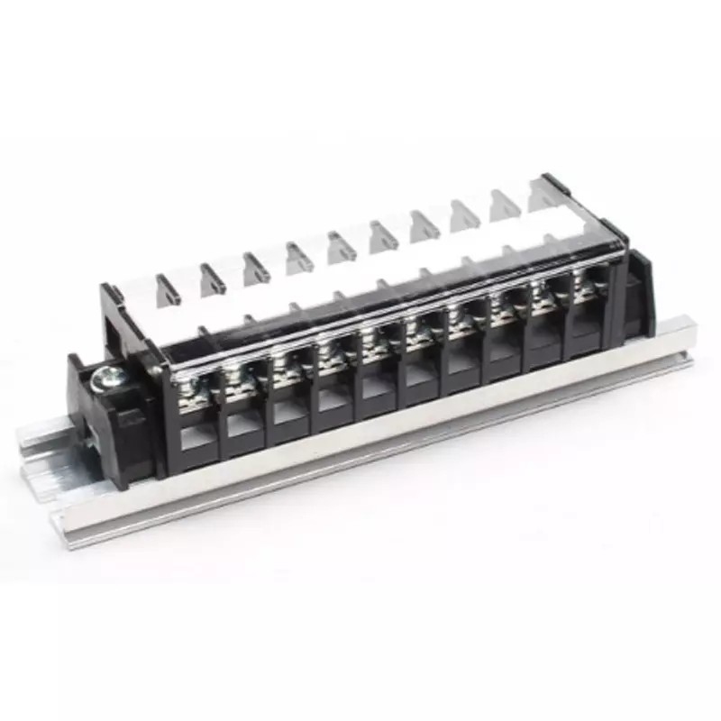 Toyo Giken Assembly Terminal Block Self-Up 1 Stage 10 mm Spacing C-Type 16 mm Rail 3 Pole, RTL-30S-3P