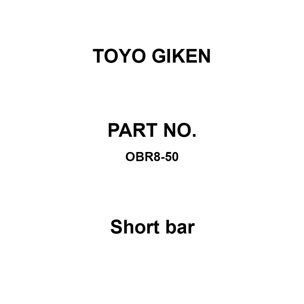 Toyo Giken Short Bar ( BR8 Type) C2680R & Ni Plating PVC Orange 8 mm Spacing 50 Pole 15 A JIS Current Rating, OBR8-50 (10 Pcs)