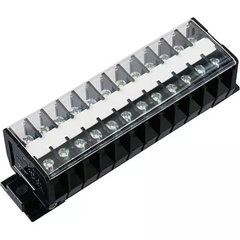 Toyo Giken Direct Mounting Type Screw Terminal Block ATK-10-xP 600 V AC/DC 12 Pole 100.5 mm Shaft Length, ATK-10-12P