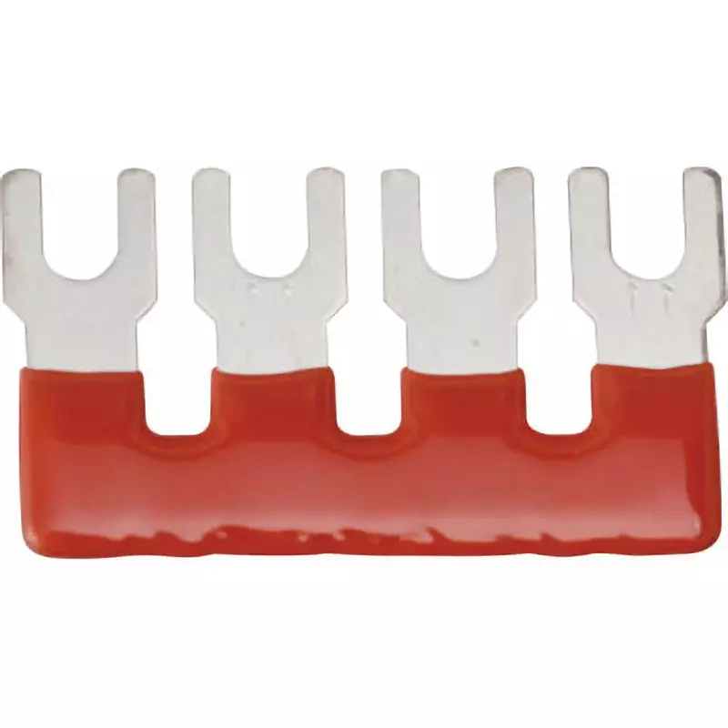 Toyo Giken Short Bar (B Type) C2680R & Ni Plating PVC Orange 11 mm Spacing 4 Pole 20 A JIS Current Rating, OB11-4