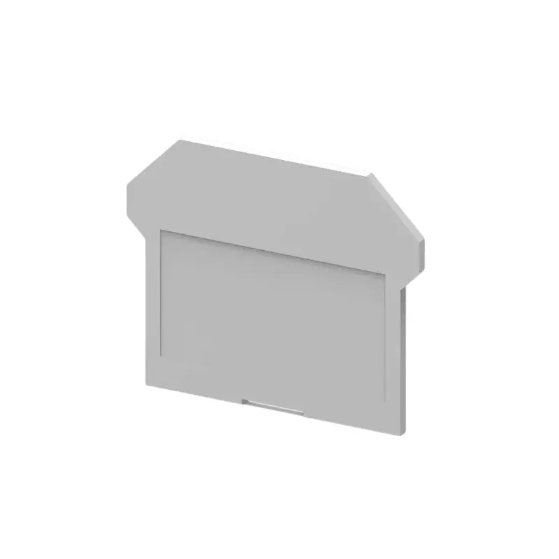 Connectwell End Plate Polyamide Terminal Block Side Mount for CTS2.5UN & CTS4UN, EP2.5/4UNW
