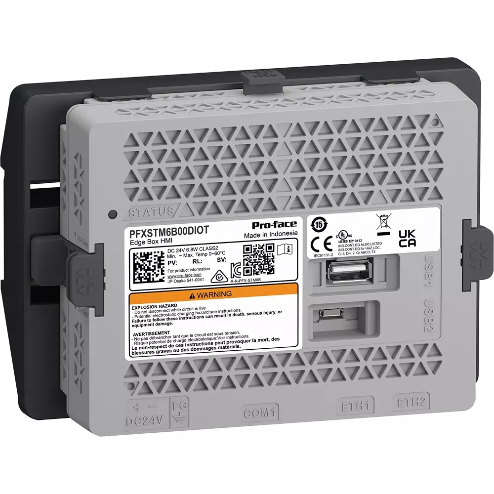 Pro-face IOT Gateway 24 Vdc Rated Voltage PFXSTM6B00DIOT