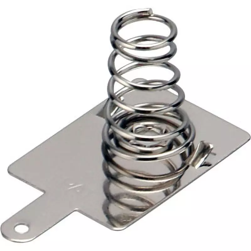 TAKACHI Battery Spring Terminal Iron wire Spring Material Brass Material, IT-2SM (Pack of 10)