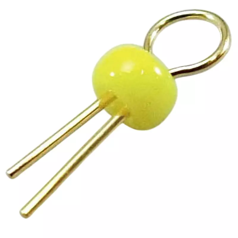 Sunhayato Oscilloscope Check Terminal Nickel base gold plating Finish Type (PCB) 1.0 mm Hole Diameter, SLC-2-G-Y (Pack of 20)