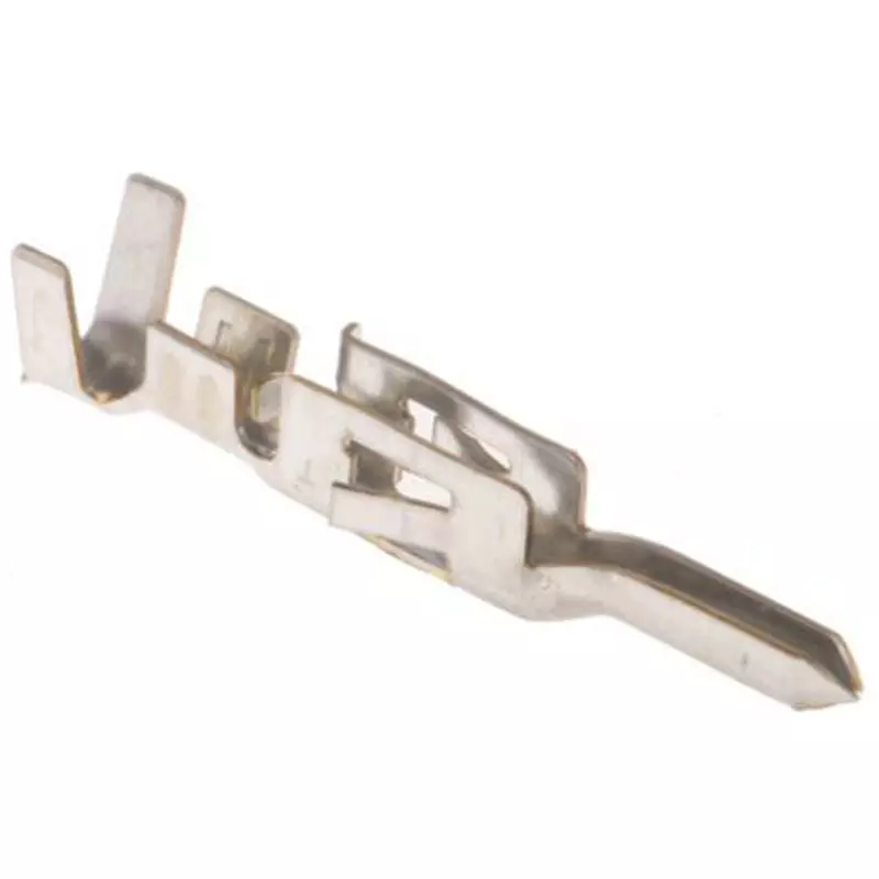 TE CONNECTIVITY Crimp Terminal Male Crimping Connection, 1586316-1 (Pack of 100)