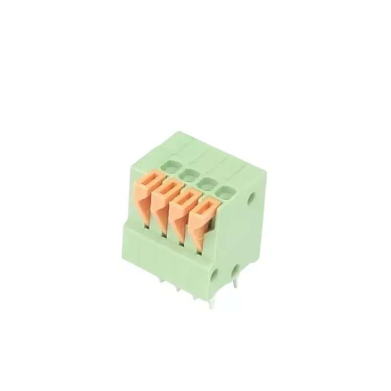 GB Terminal Block 4 Pole Green, GB-TBW-25LG-4P