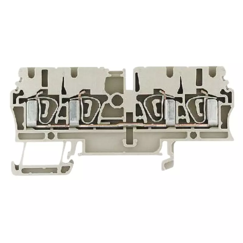 Weidmuller Terminal Block 27 Amp Rated Current 800 V Rated Voltage, ZDU 2.5/4AN BL -1608580000 (Pack of 5)