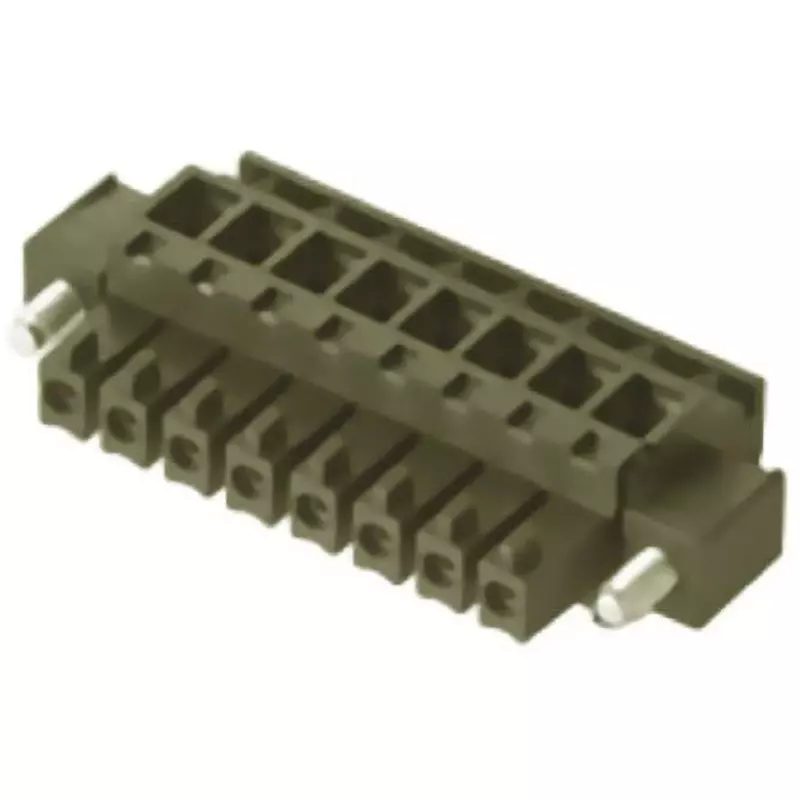 Weidmuller Terminal Block 17.5 Amp Rated Current 320 V Rated Voltage, BCZ 3.81/10/90F SN B -1798820000 (Pack of 5)