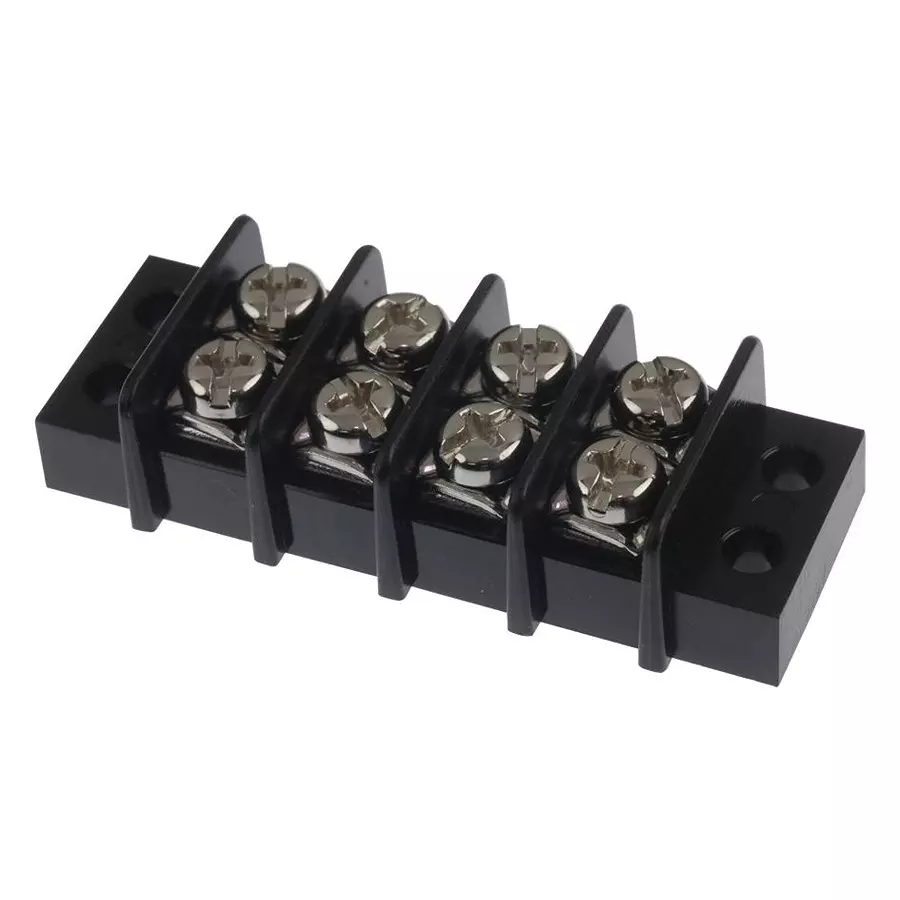 MULTICOMP PRO Barrier Panel Mount Terminal Blocks TERMINAL BLOCK, BARRIER, 4 POSITION, 22-12AWG, MC24311