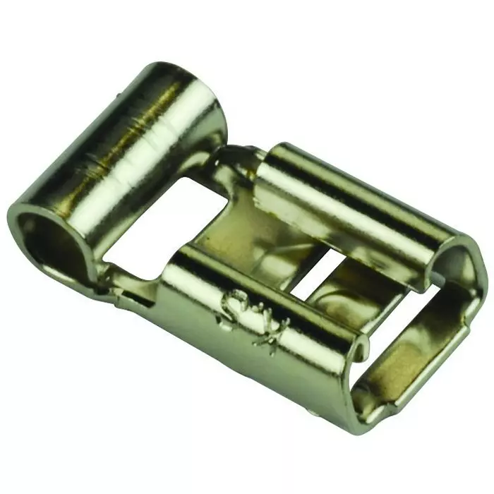 MULTICOMP PRO Quick Disconnect Crimp Terminals TERMINAL, FLAG DISCONNECT, 0.25IN, CRIMP, MC29419 (Pack of 100)