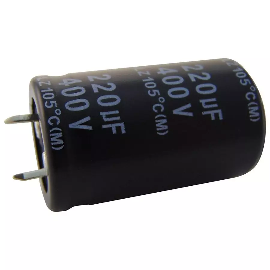 MULTICOMP PRO Snap In / Screw Terminal Aluminium Electrolytic Capacitors CAP, 220µF, 400V, ALU ELEC, SNAP IN, MCKLZ400M221N40Y
