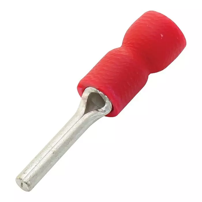 MULTICOMP PRO Pin Terminals CRIMP TERMINAL, PIN, RED, PK100, PTVE1-12 (Pack of 100)