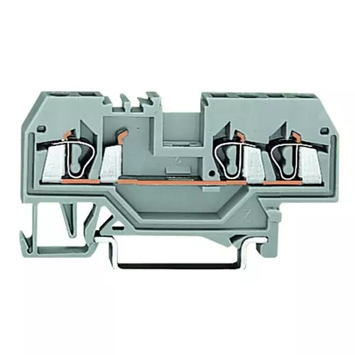 Wago TERMINAL BLOCK, DIN RAIL, 2 POSITION, 28-12AWG, 0281-0907