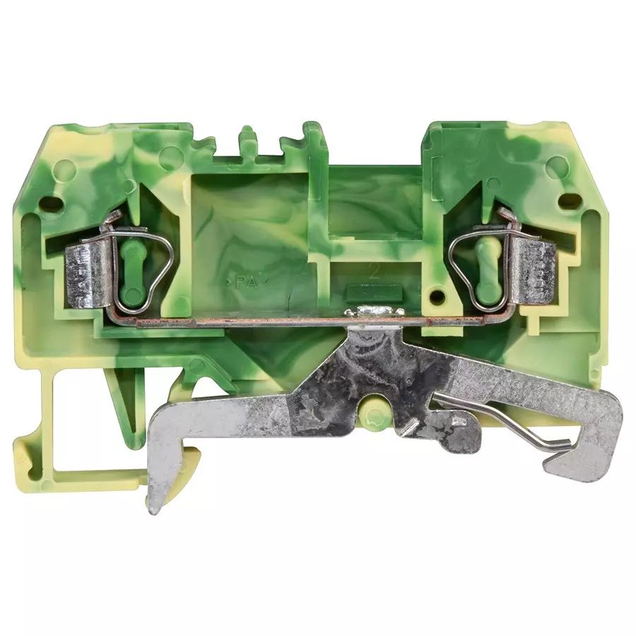 Wago TERMINAL BLOCK, DIN RAIL, 2POS, 12AWG, 280-907