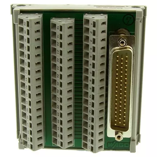 Wago INTERFACE MOD, CAGE CLAMP-DB MALE, 50 POSITION, 289-549