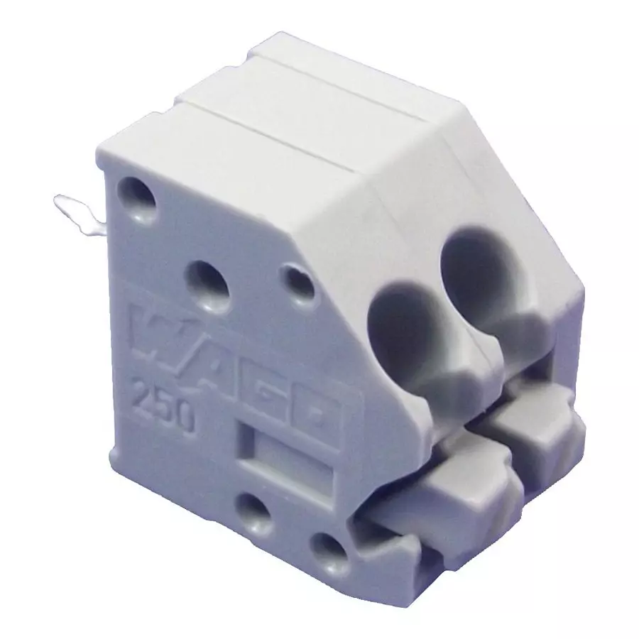 Wago TERMINAL BLOCK, WIRE TO BRD, 2POS, 16AWG, 250-202 (Pack of 10 Pcs)