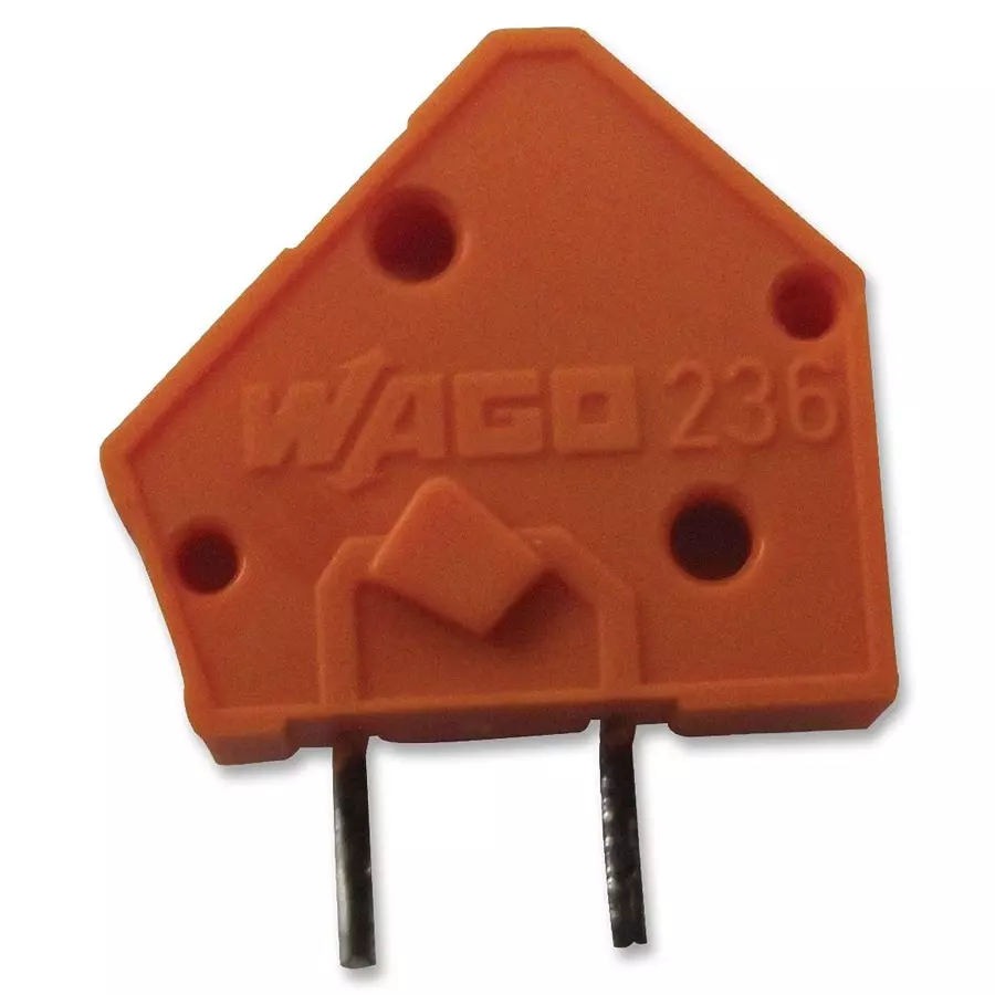 Wago TERMINAL BLOCK, WIRE TO BRD, 1POS, 12AWG, 236-744. (Pack of 10 Pcs)