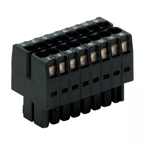 Wago TERMINAL BLOCK, PLUGGABLE, 14POS, 16AWG, 713-1107