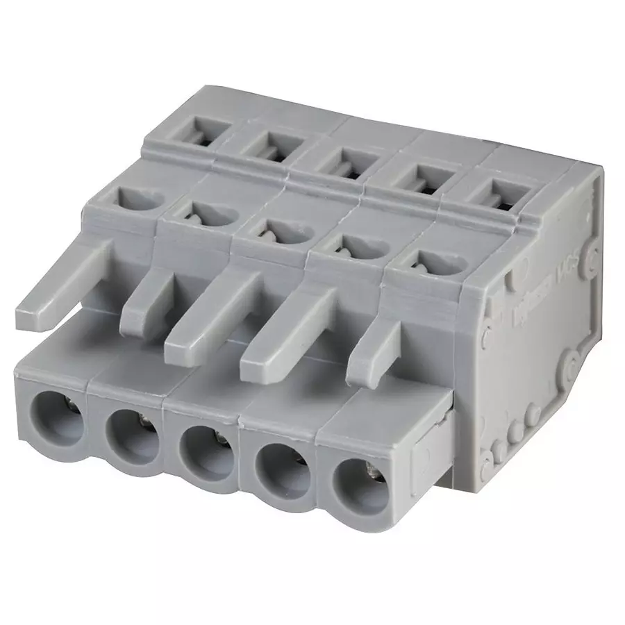 Wago TERMINAL BLOCK, PLUGGABLE, 5POS, 12AWG, 231-105/026-000