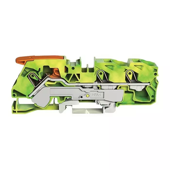 Wago TERMINAL BLOCK, DINRAIL, 3WAYS, 6AWG, 2116-1307