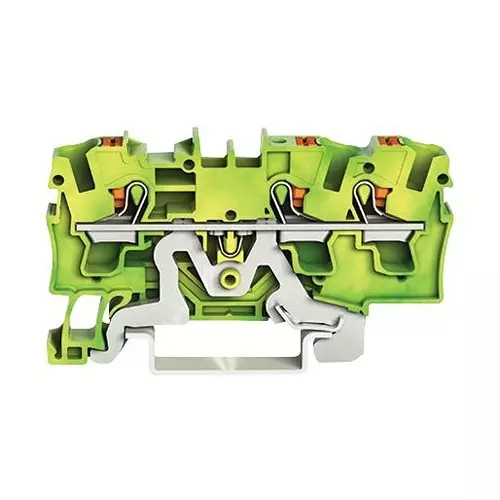 Wago TERMINAL BLOCK, DINRAIL, 3WAYS, 10AWG, 2204-1307