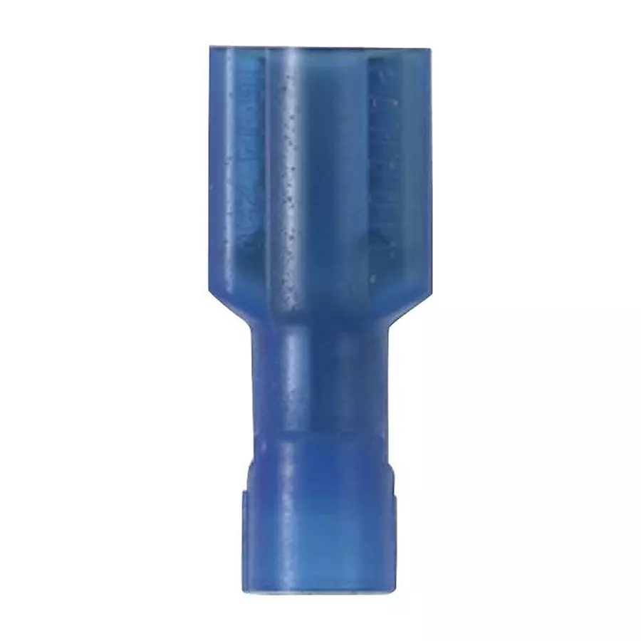 PANDUIT Quick Disconnect Crimp Terminals FEMALE DISCONNECT, 4.8MM, 16-14AWG, BLU, DNF14-187FIB-M (Pack of 10)