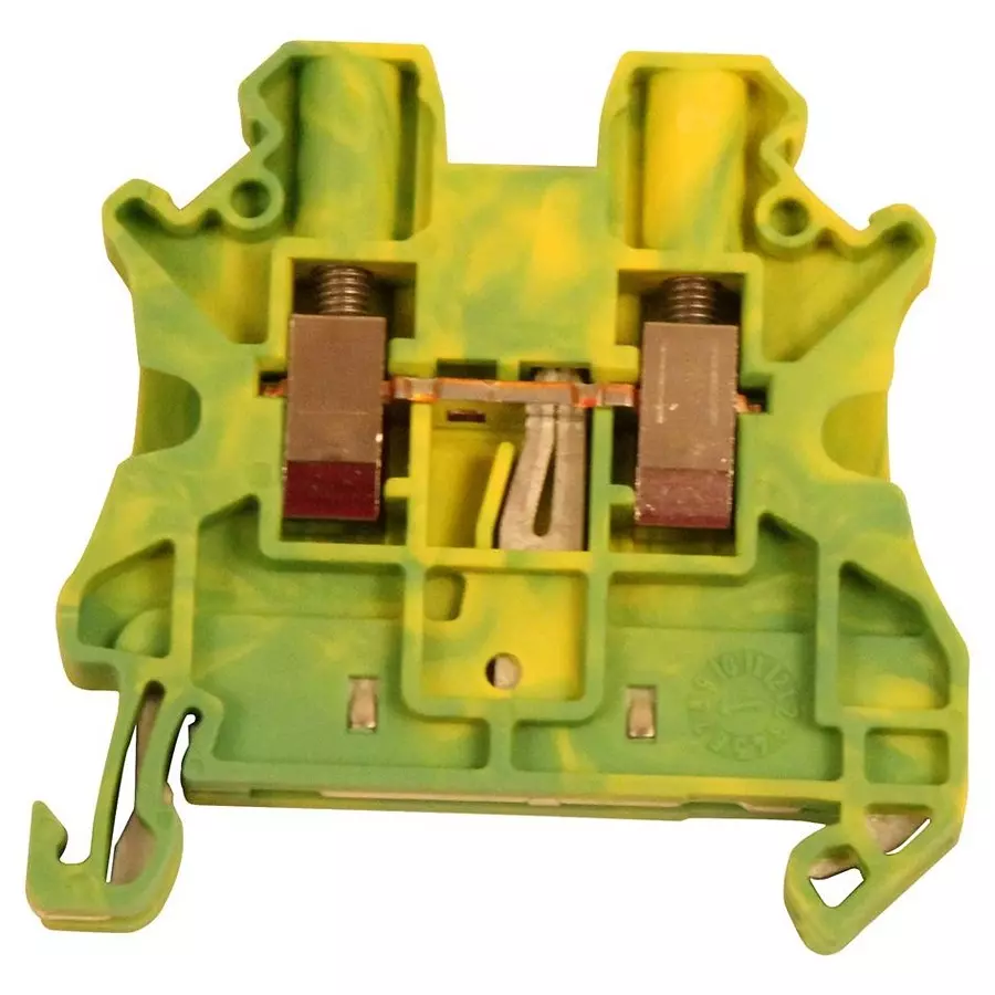 SCHNEIDER ELECTRIC DIN Rail Terminal Blocks TERMINAL BLOCK, DIN RAIL, 2 POSITION, 26-10AWG, NSYTRV42PE