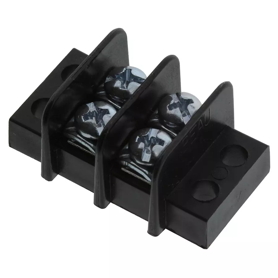 MOLEX Barrier Panel Mount Terminal Blocks TERMINAL BLOCK, BARRIER, 6POS, 14AWG 38770-0306