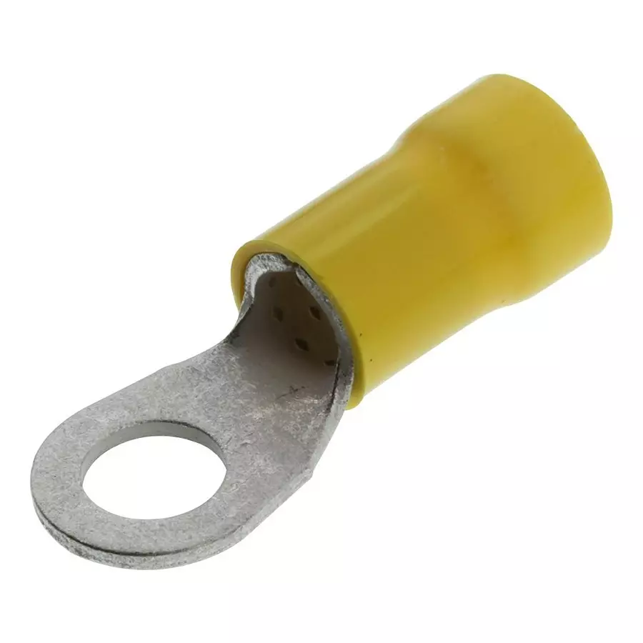 MOLEX Ring Crimp Terminals TERMINAL, RING TONGUE, M10, 4AWG 19071-0240