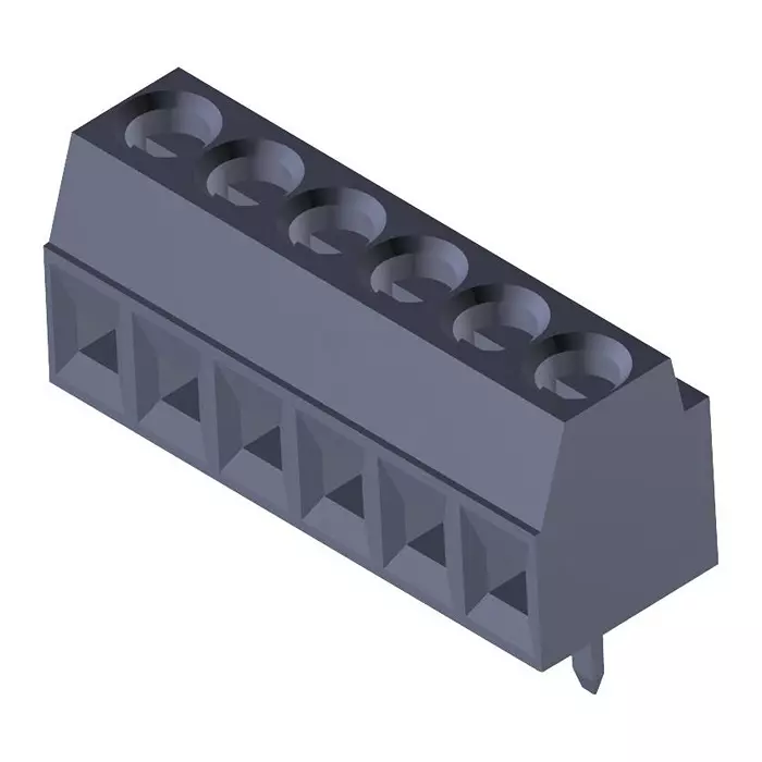 MOLEX Wire-To-Board Terminal Blocks TB, WIRE TO BRD, 6POS, 16AWG 39357-0006