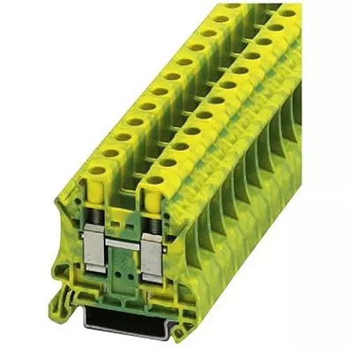 Phoenix Contact DIN Rail Terminal Blocks TERMINAL BLOCK, DIN RAIL, 2POS, 10AWG, 3044173