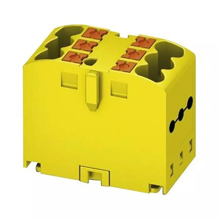 Phoenix Contact Power Distribution Blocks TB, POWER DISTRIBUTION, 6POLE, 12 AWG, 3273270