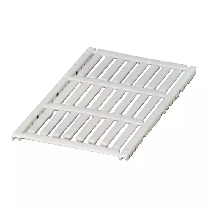 Phoenix Contact Terminal Block Markers TERMINAL BLOCK MARKER, PC, WHITE, 0801505 (Pack of 10)