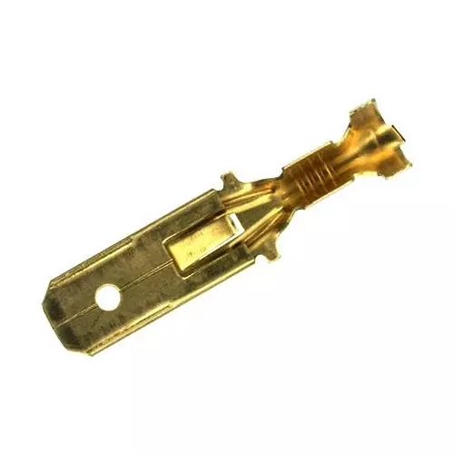 AMP - TE CONNECTIVITY MALE DISCONNECT, 6.35MM, 18-14AWG, 42460-1 (Pack 100)