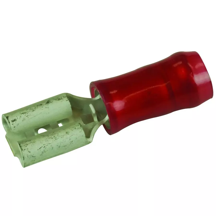 AMP - TE CONNECTIVITY FEMALE DISCONNECT, 5.21MM, 22-18AWG, RED, 640911-1.