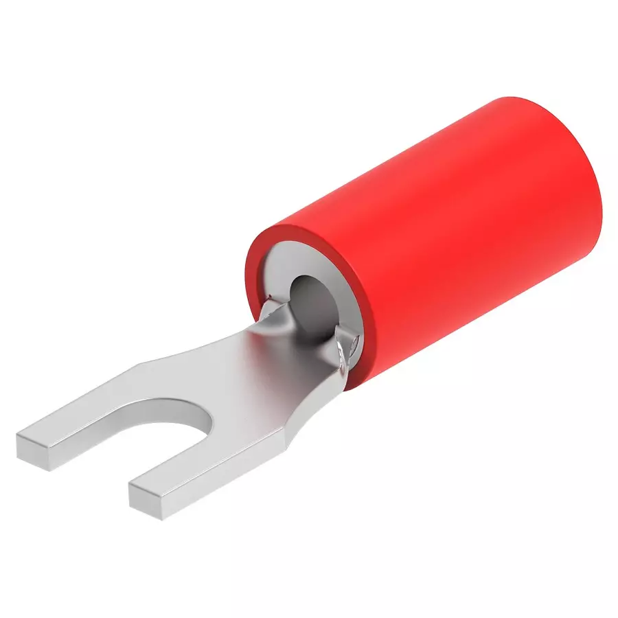 AMP - TE CONNECTIVITY TERMINAL, SPADE TONGUE, #4, 16AWG, 130521 (Pack 10)