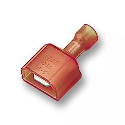 AMP - TE CONNECTIVITY CRIMP TERMINAL, TAB, 6.3X0.8MM, RED, 2-520103-2 (Pack 10)