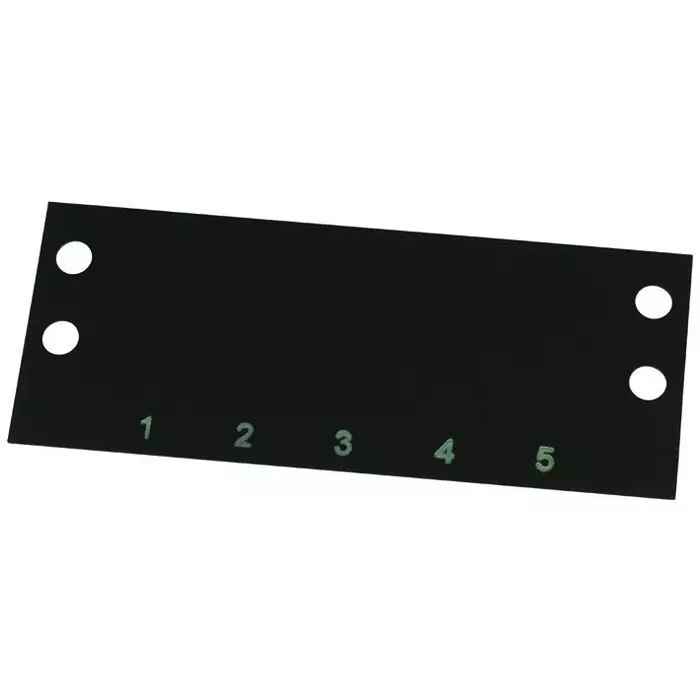 CINCH CONNECTIVITY SOLUTIONS TERMINAL BLOCK MARKER, 1 TO 5, 14.3MM, MS-5-142