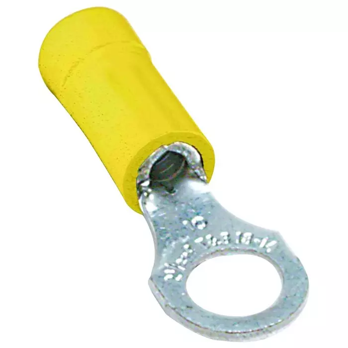 ABB - THOMAS & BETTS TERMINAL, RING TONGUE, #8, CRIMP, YELLOW, RC777 (Pack of 500)