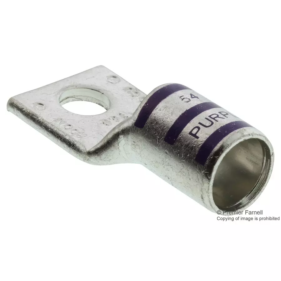 ABB - THOMAS & BETTS TERMINAL, COMPRESSION LUG, 3/8IN, CRIMP, 54112 (Pack of 10)