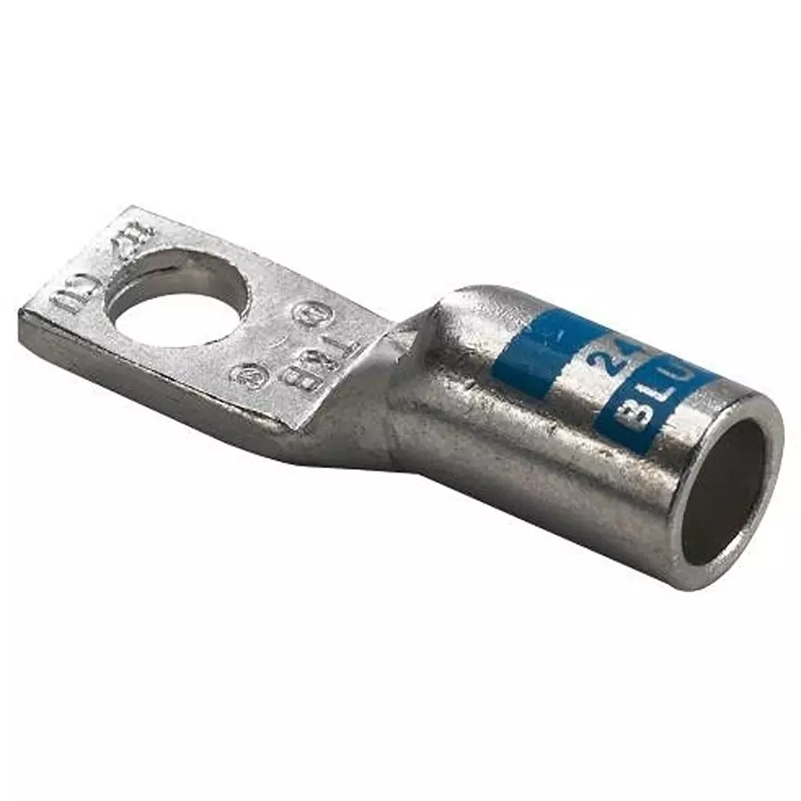 ABB - THOMAS & BETTS TERMINAL, COMPRESSION LUG, 1/4IN, CRIMP, 54157NT