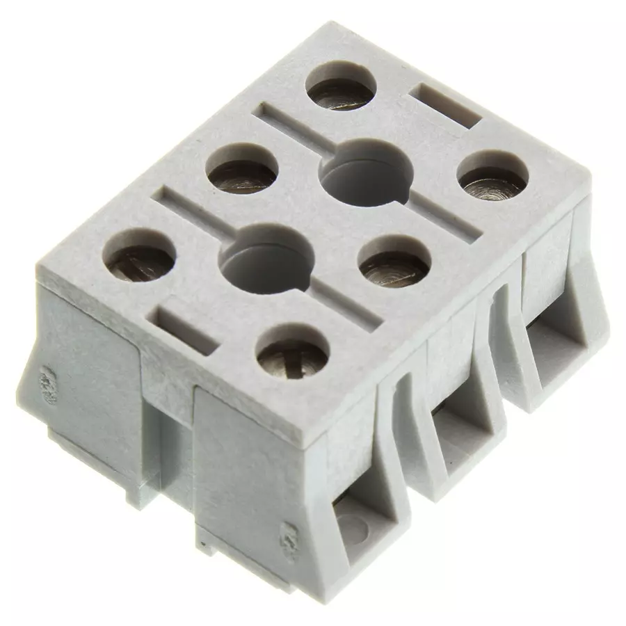 MARATHON SPECIAL PRODUCTS TERMINAL BLOCK, BARRIER, 3 POSITION, 24-8AWG, 0987RZTC 03