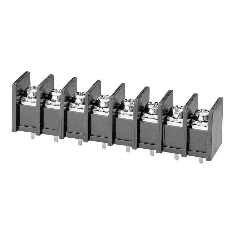 AMPHENOL ANYTEK TERMINAL BLOCK, BARRIER, 6POS, 22-10AWG, YK5110603000G