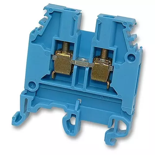 ENTRELEC - TE CONNECTIVITY TERMINAL BLOCK, DIN RAIL, 2POS, 12AWG, 012511601