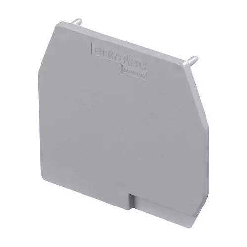 ENTRELEC - TE CONNECTIVITY END PLATE, 2.5MM, GREY, TERMINAL BLOCK, 1SNA114434R0500