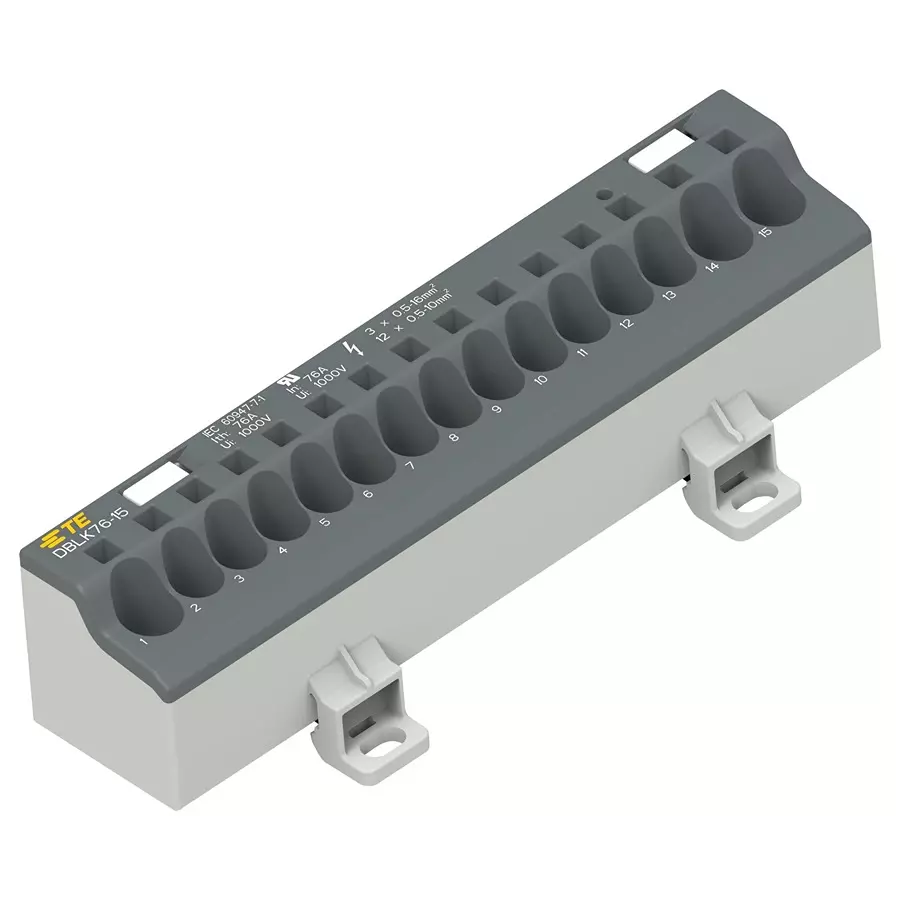 ENTRELEC - TE CONNECTIVITY TB, POWER DISTRIBUTION, 7POS, 4AWG, 1SNL407611R0000.