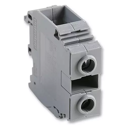 ENTRELEC - TE CONNECTIVITY TERMINAL BLOCK, DIN RAIL, 2POS, 10AWG, 011512407