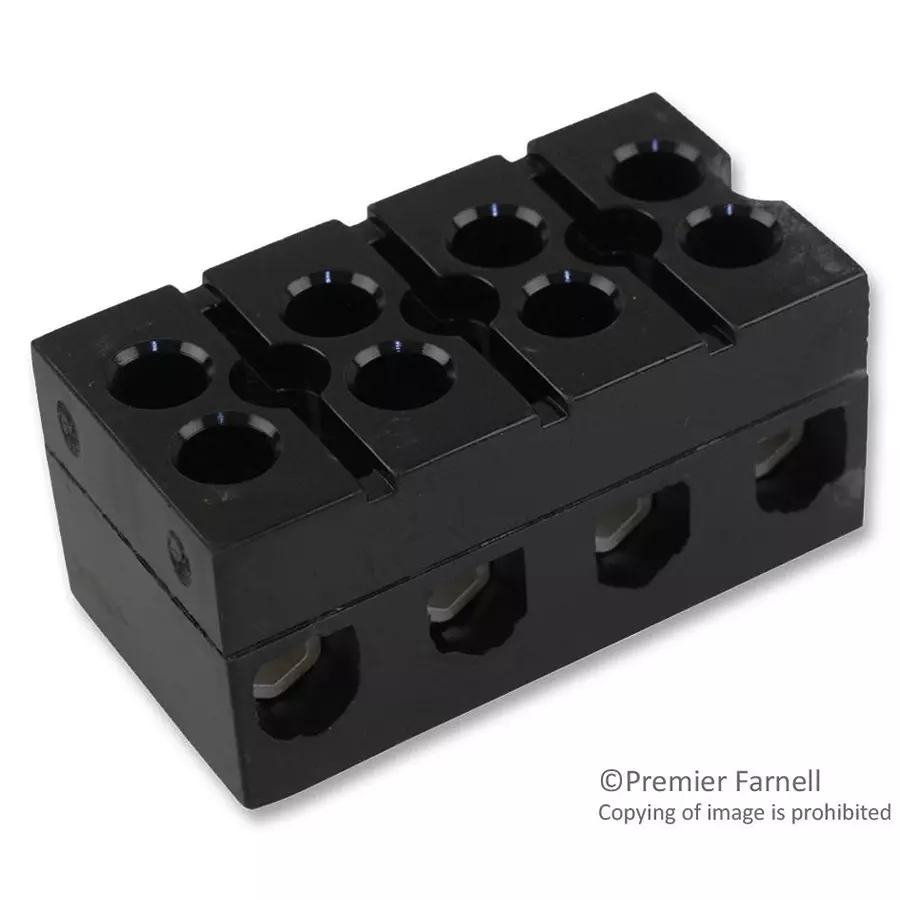 MARATHON SPECIAL PRODUCTS TERMINAL BLOCK, BARRIER, 4 POSITION, 18-4AWG, 985-GP-4