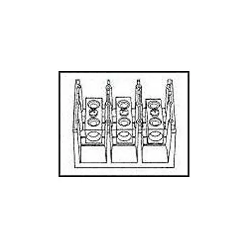MARATHON SPECIAL PRODUCTS TERMINAL BLOCK, BARRIER, 3 POSITION, 14-2AWG, 1413300